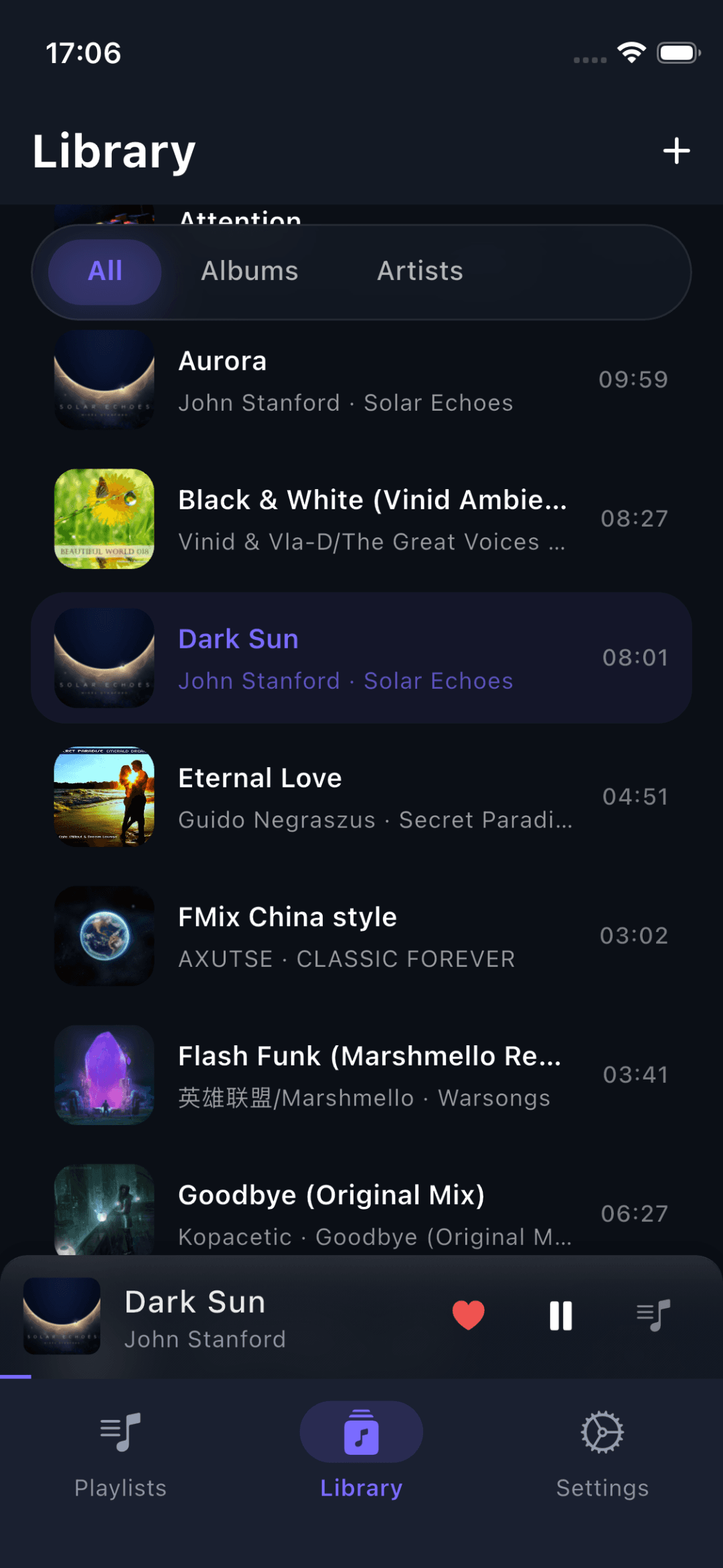 APlayer screenshot 2